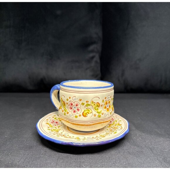 Conde Talavera Other - Vintage Conde Talavera Ceramic Cup & Saucer Set Replacement